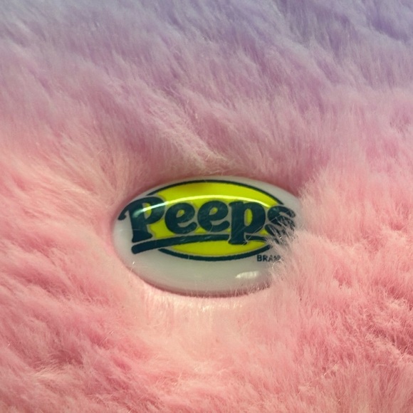 Peeps Animal Adventure Rainbow Bunny Plushie Preowned - Picture 2 of 5